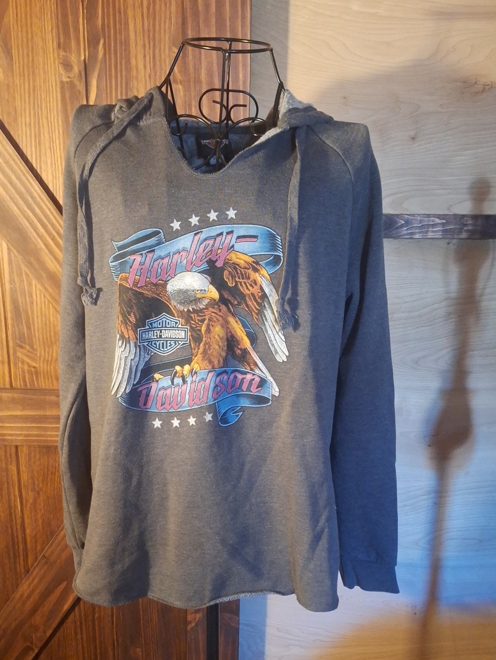 Harley-Davidson Gray Eagle Graphic Hoodie